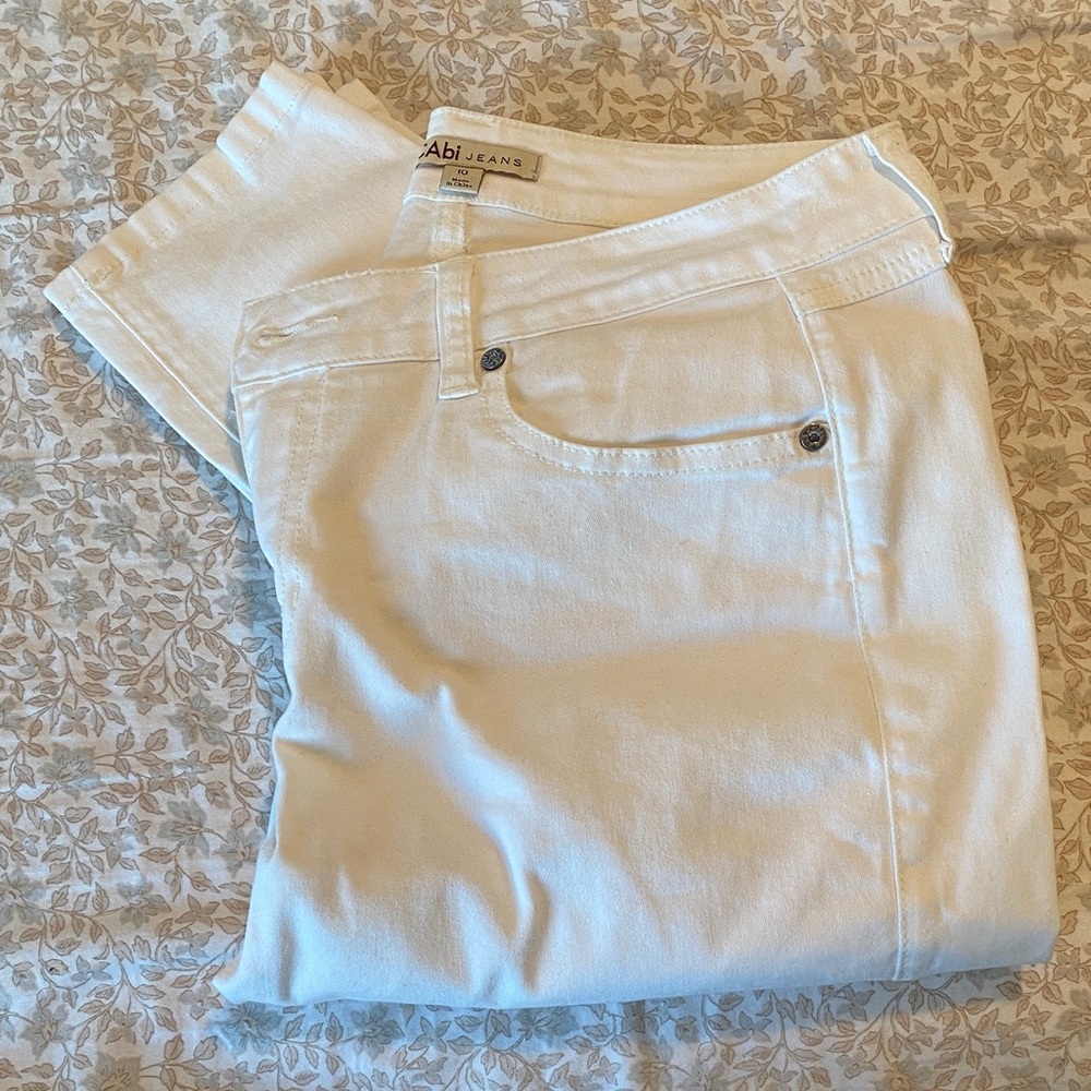 Women's CAbi white Denim